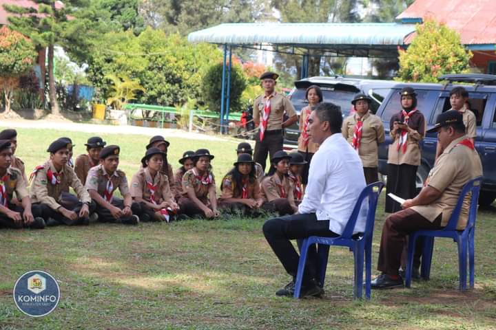 Wakil Bupati Karo Lepas Peserta Raimuna Daerah Gerakan Pramuka Sumatera Utara Tahun 2023