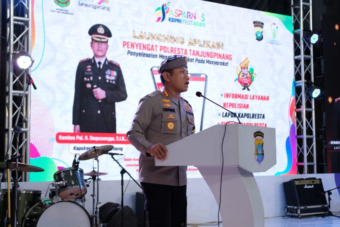 Era Digitalisasi Aplikasi Penyengat Yang Diluncurkan Polresta Tanjungpinang Sebagai Bentuk Pelayanan Terbaik Kepada Masyarakat