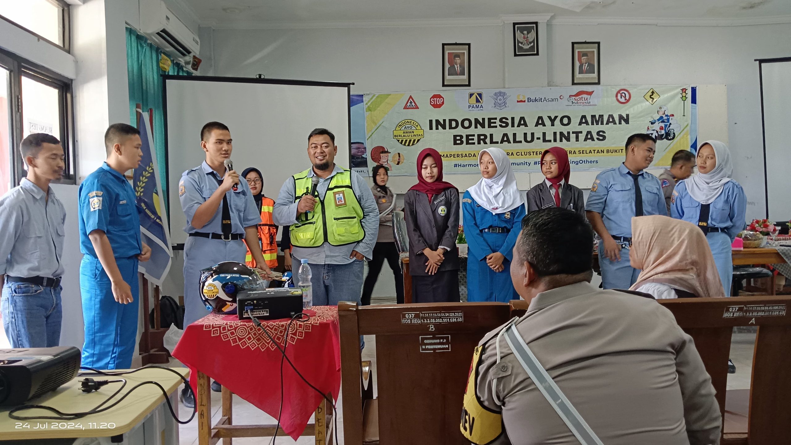 PAMA gelar Sosialisasi tertib berlalulintas bagi pelajar SMK
